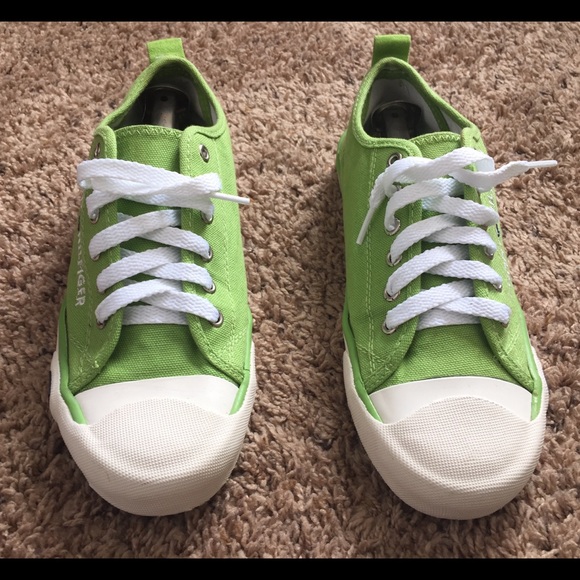 green canvas shoes womens